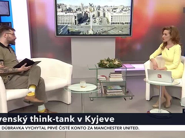 Globsec je jedinou mimovládnou organizáciou, ktorá otvorila prvú pobočku na Ukrajine. Podporu potrebujú stále, tvrdí Poliačik