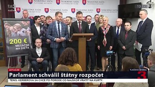 TB strany OĽANO po schválení štátneho rozpočtu