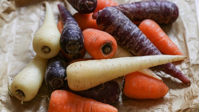 Farebné odrody mrkvy