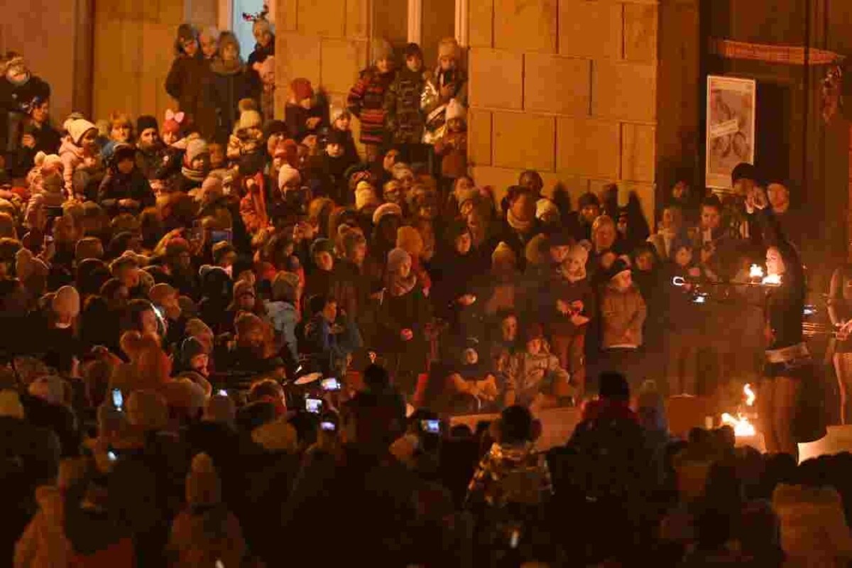 Ohňová šou v Trnave