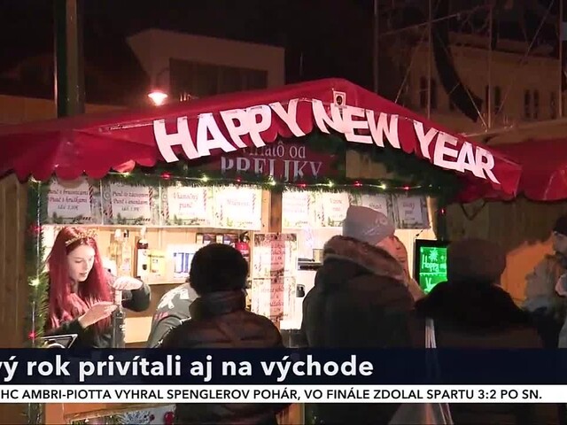 Nový rok privítali aj na východe. Prešovčania zažili novoročný ohňostroj naposledy