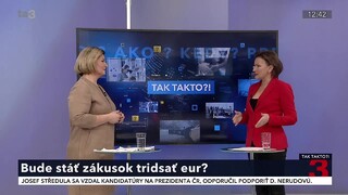 Bude stáť zákusok tridsať eur?