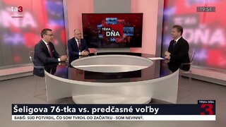 Šeligova 76tka vs. predčasné voľby / Róm vraždil, Kotleba hecuje
