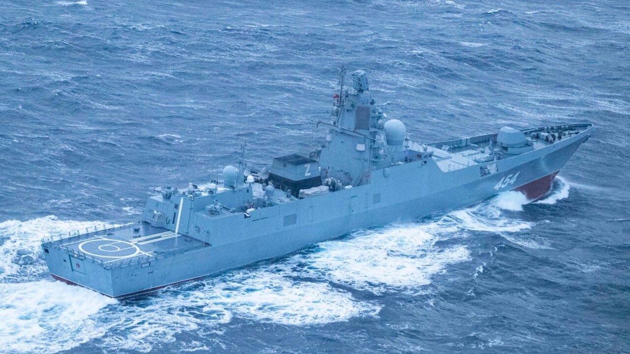Rusko vykonalo manévre v Nórskom mori. Na vlny vyslalo fregatu s hypersonickými zbraňami