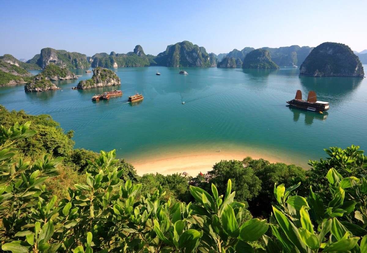 Zátoka Ha Long, Vietnam