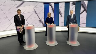 Babiš, Nerudová a Pavel. Traja favoriti na prezidenta ČR sa stretli v poslednej debate