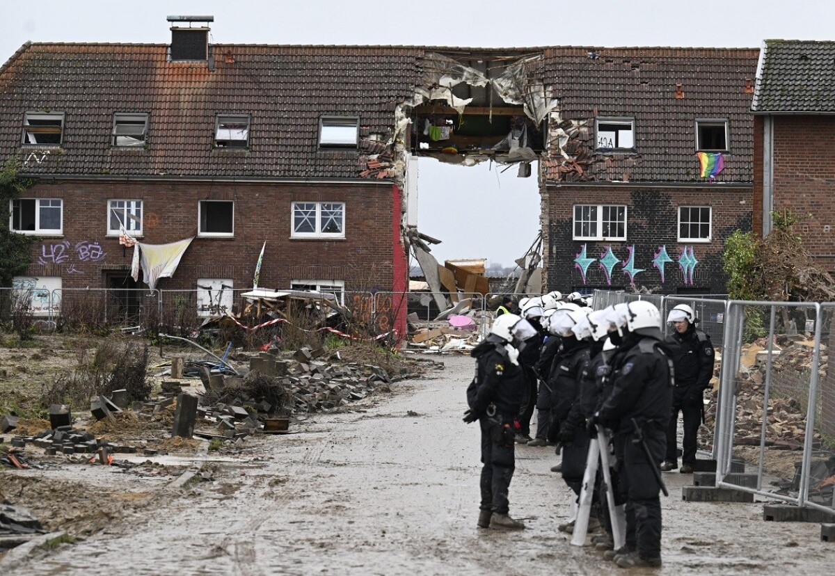 Zásah nemeckej polície v Lützerathe