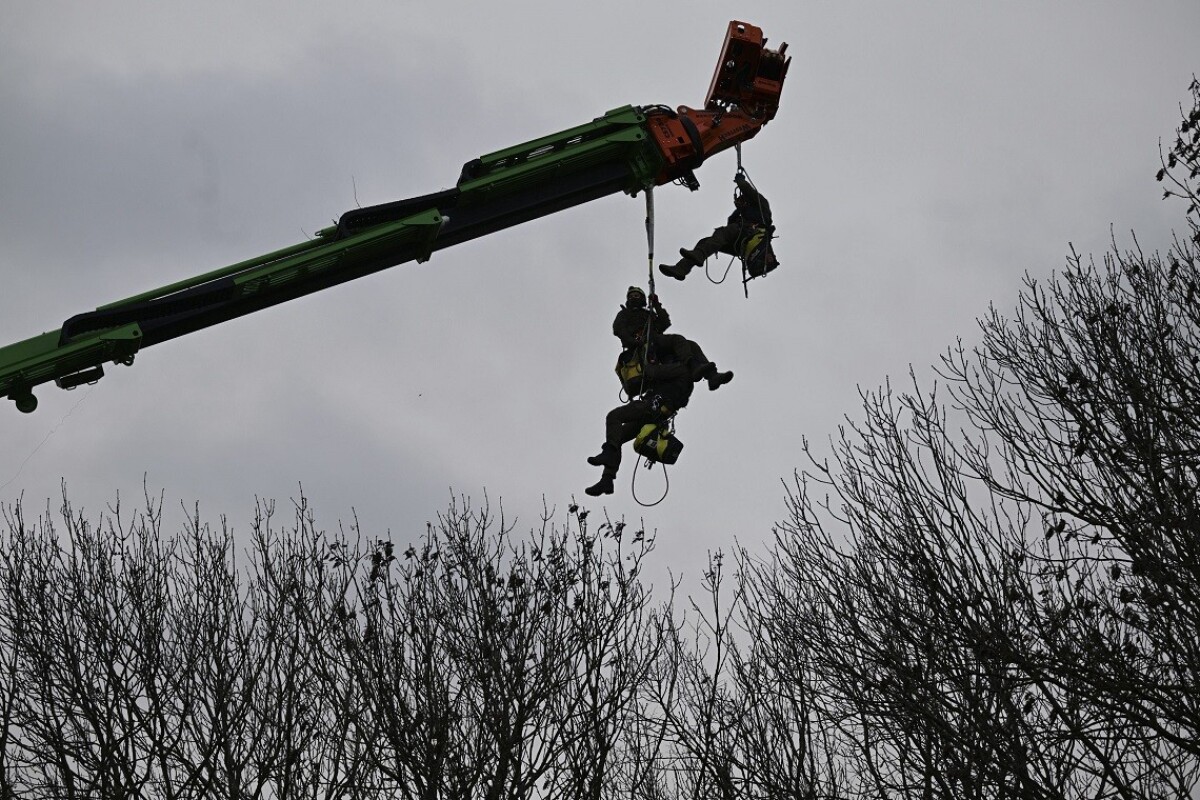 Zásah nemeckej polície v Lützerathe