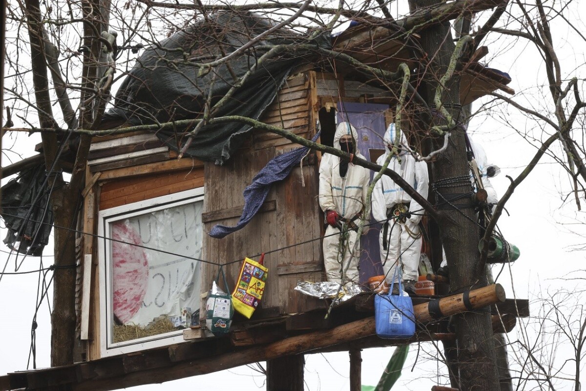 Zásah nemeckej polície v Lützerathe