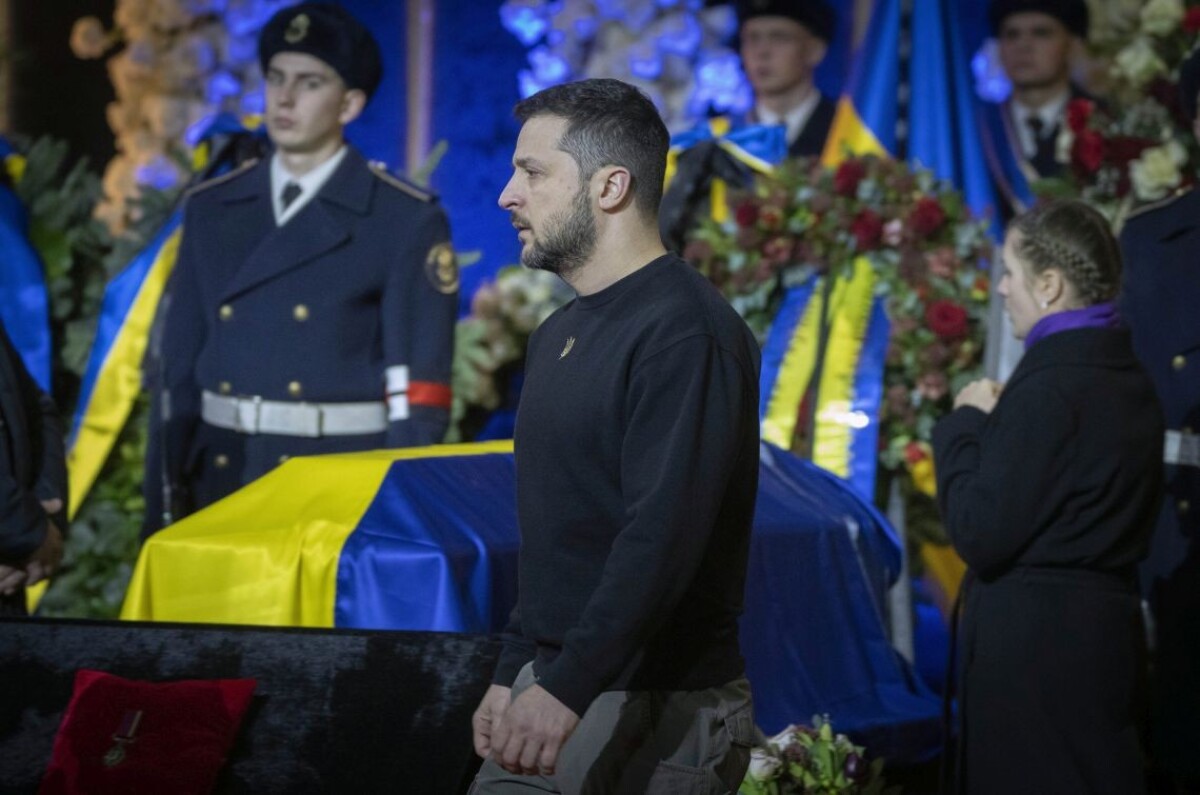 Pohreb ukrajinského ministra vnútra