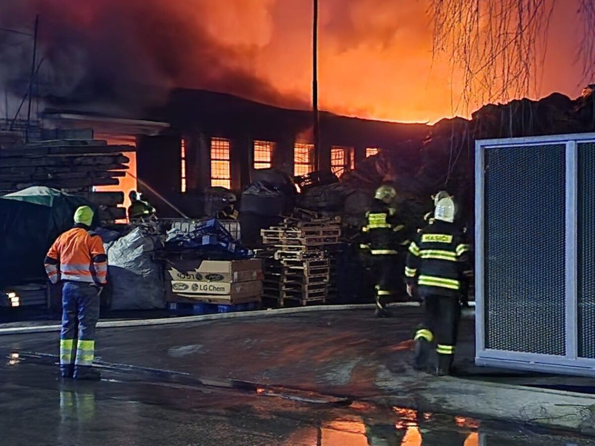 Požiar v Hornom Hričove