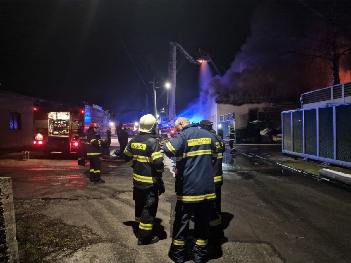 Požiar v Hornom Hričove