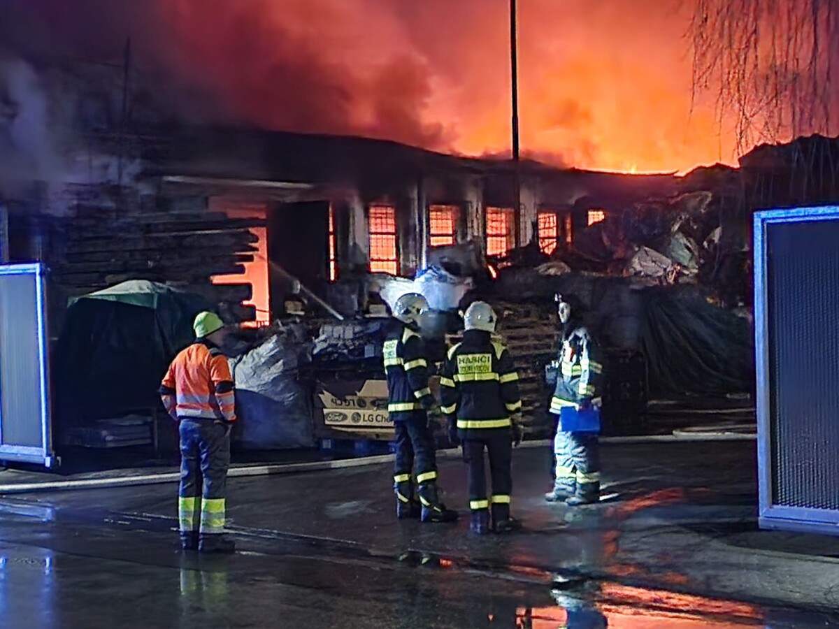 Požiar v Hornom Hričove