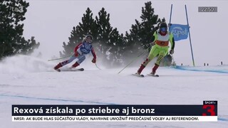 Na MS v paraalpskom lyžovaní má Slovensko už dve medaily, o obidve sa postarala 17-ročná Rexová
