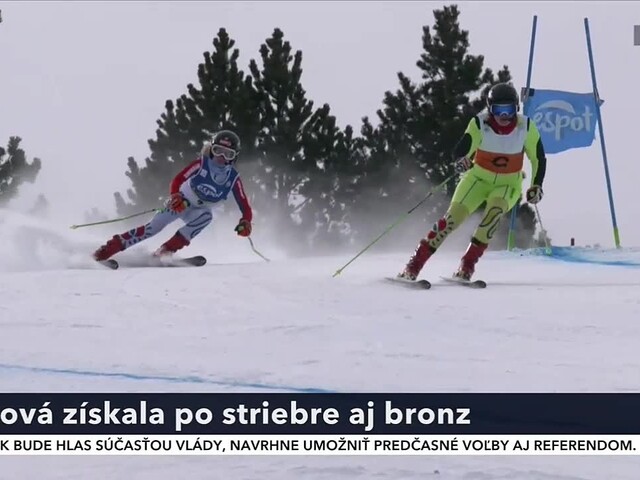 Na MS v paraalpskom lyžovaní má Slovensko už dve medaily, o obidve sa postarala 17-ročná Rexová