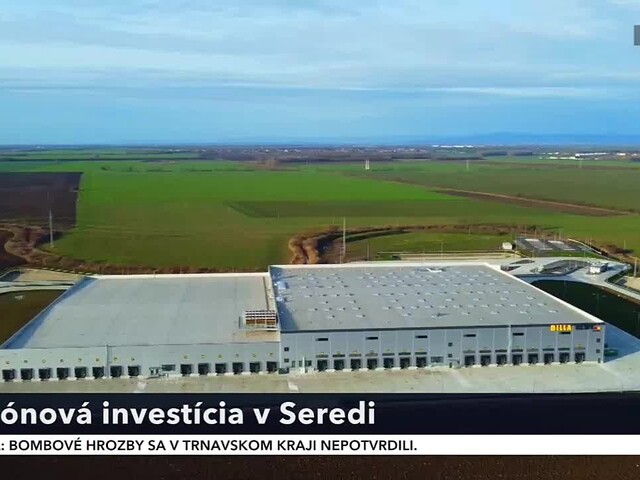 V Seredi vyrástlo miliónové logistické centrum, stojí za ním známy obchodný reťazec