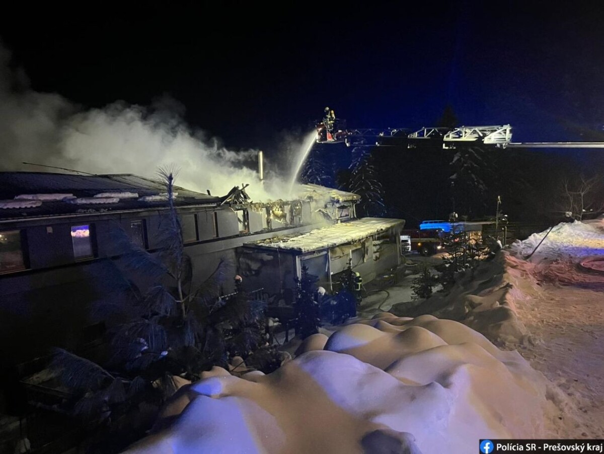 Tatranská Štrba požiar