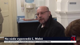 Bývalý šéf odposluchov Rehák sa opäť postavil pred súd. Ako svedok vypovedal Makó