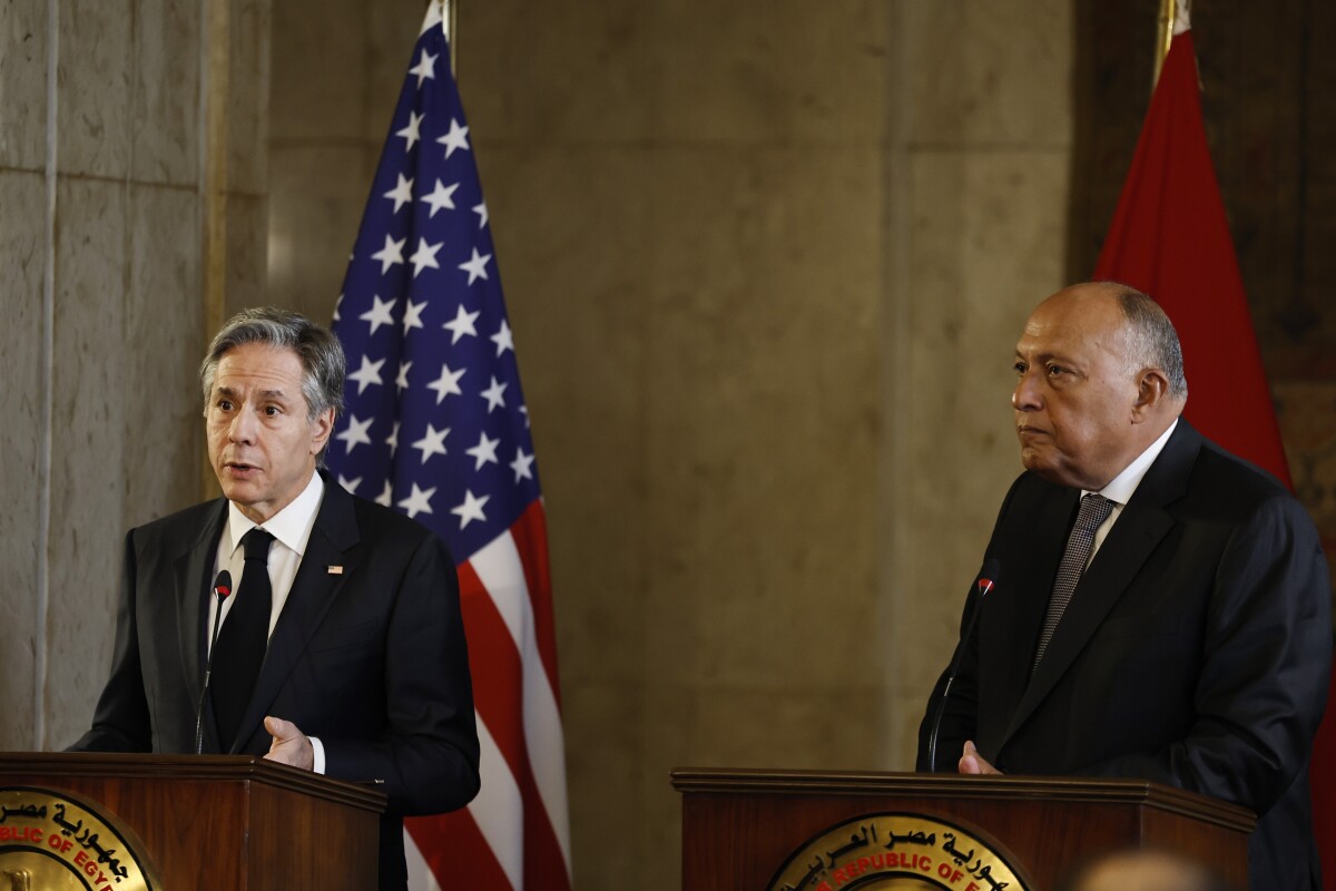 Blinken v Egypte