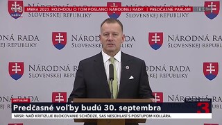 TB hnutia Sme rodina o termíne predčasných volieb