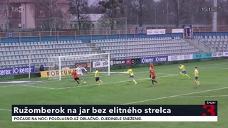 Ružomberok nastúpi proti Michalovciam bez svojho elitného strelca