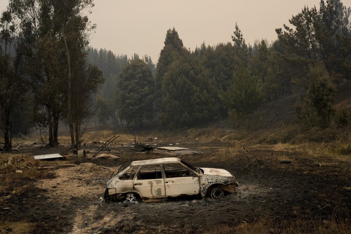 Lesné požiare v Čile