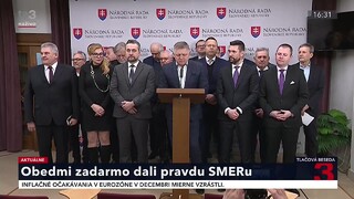 TB strany Smer-SD o obedoch zadarmo