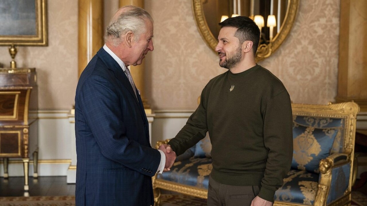 FOTO: Báli sme sa o vás, povedal Karol III. Zelenskému. Stretli sa v Buckinghamskom paláci