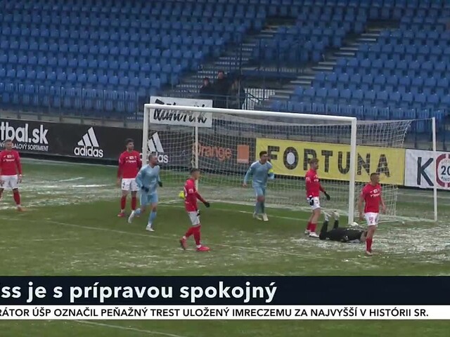 Futbalový Slovan má pred jarnou sezónou veľké ciele, Weiss je s prípravou spokojný