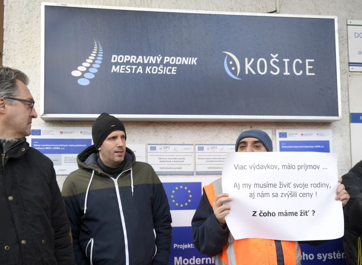 štrajk Košice