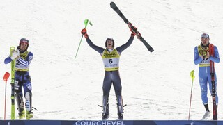 Majstrovstvá sveta: Kristoffersen získal zlato v slalome, senzačné striebro Ginnisa