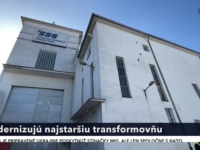 V Žiline rekonštruujú najstaršiu transformovňu, postavená bola už v roku 1929