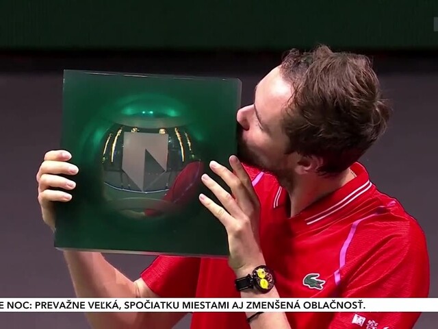 Medvedev vyhral tenisový turnaj ATP v Rotterdame, je to jeho celkovo 16. titul