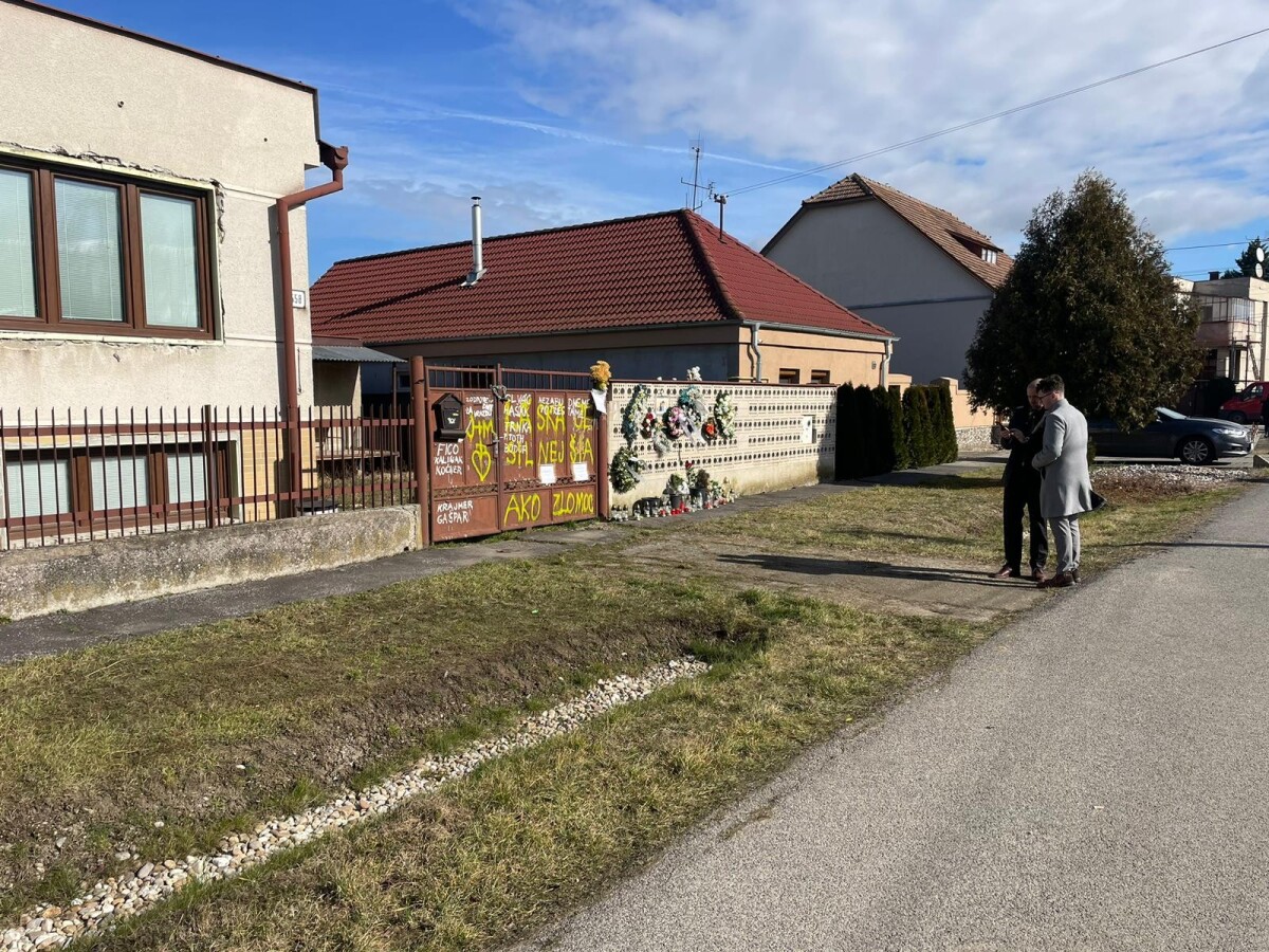 Na snímke dom zavraždeného novinára Jána Kuciaka a jeho snúbenice Martiny Kušnírovej.