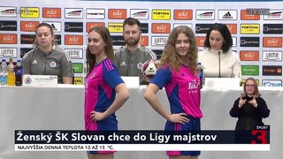 Ženský ŠK Slovan chce do Ligy majstrov, na prvú Myjavu stráca 5 bodov