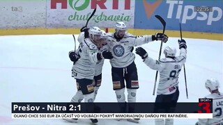 Prešov vyhral nad Nitrou. Liptáci sa v tabuľke ocitli na poslednom mieste