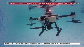 Unikátny hybridný dron dokáže lietať vzduchom a aj plávať pod vodou