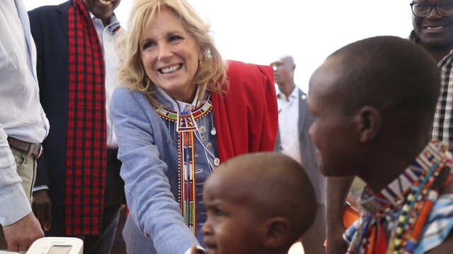 Africký roh potrebuje viac pomoci, trápi ho rekordné sucho, vyzvala Bidenová po návšteve Kene