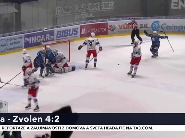 Nitra urobila dôležitý krok k play-off. Doma zdolala tretí Zvolen