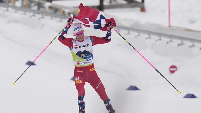 Nóri triumfovali v štafete na lyžiach. Na chalanov som hrdý, uviedol Kläbo po víťazstve