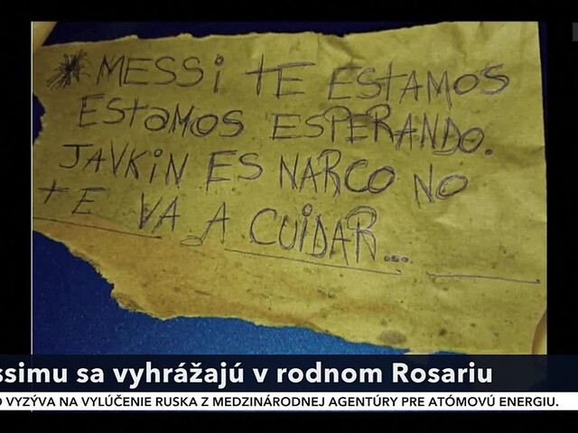 Neznámi muži strieľali na obchod Messiho manželky. Páchatelia mu zanechali výhražný odkaz