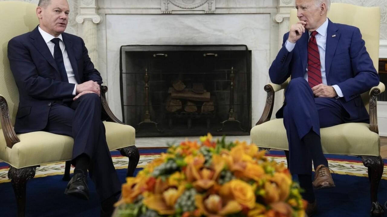 Biden ocenil po stretnutí so Scholzom pomoc, ktorú Nemecko poskytuje Ukrajine