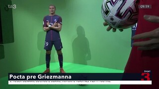 Tretím francúzskym futbalistom, ktorý má voskového dvojníka v parížskom múzeu, je útočník Griezmann