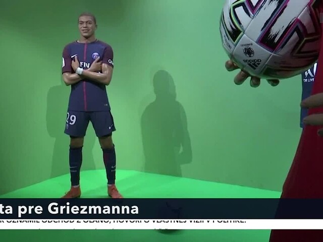 Tretím francúzskym futbalistom, ktorý má voskového dvojníka v parížskom múzeu, je útočník Griezmann