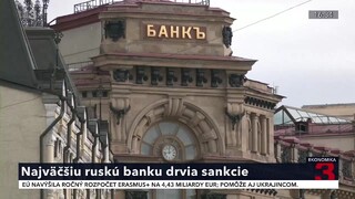 Najväčšia ruská banka Sberbank vlani zaznamenala prepad zisku. Spôsobili to najmä sankcie