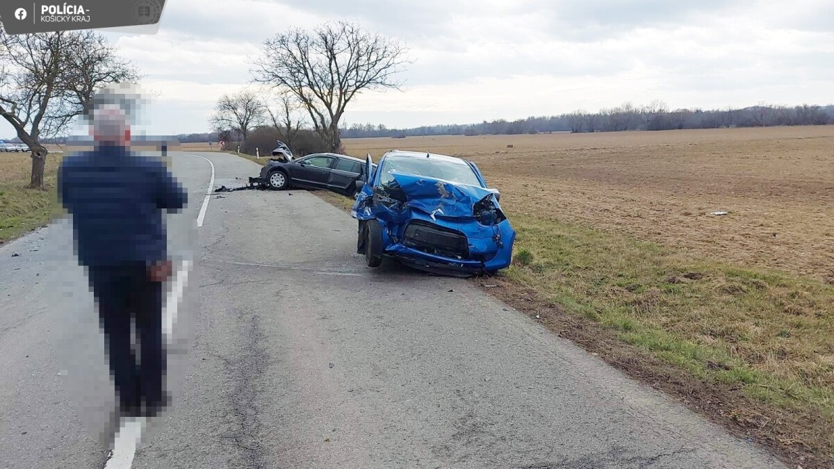 Dopravná nehoda medzi obcami Zbudza a Staré