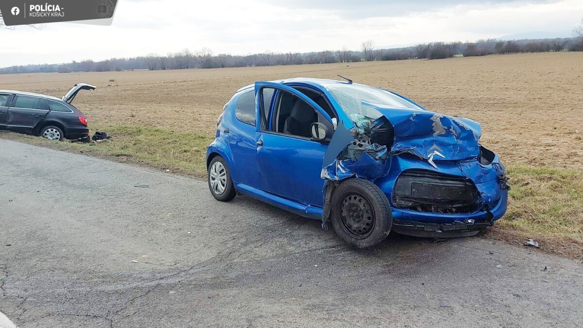 Dopravná nehoda medzi obcami Zbudza a Staré