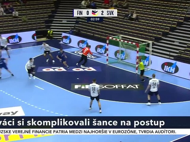 Slovenskí hádzanári sú stále bez víťazstva. Po dvoch prehrách neuspeli ani proti Fínsku