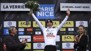 Slovinský cyklista Pogačar vyhral 7. etapu Paríž - Nice, upevnil si celkové vedenie