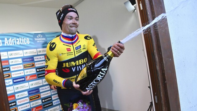Roglič slávil na pretekoch Tirreno - Adriatico, vyhral tretiu etapu za sebou